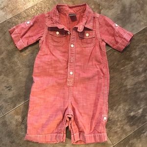 Baby Gap boys button up romper